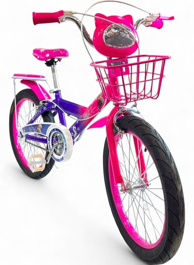 فلاش دراجة اطفال بناتي فيها اصوات وانوار من فلاش - لون فوشيا - مقاس 20 من 8 سنوات ل12 سنوات - الوكيل الرسمية في مصر المنتج GTG TOYS - Image 4