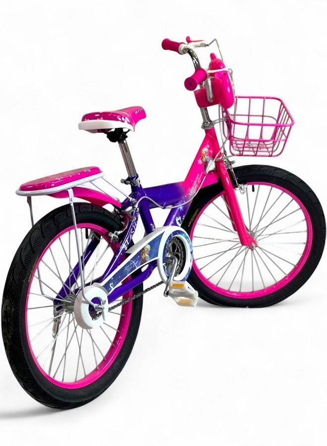 فلاش دراجة اطفال بناتي فيها اصوات وانوار من فلاش - لون فوشيا - مقاس 20 من 8 سنوات ل12 سنوات - الوكيل الرسمية في مصر المنتج GTG TOYS - Image 2