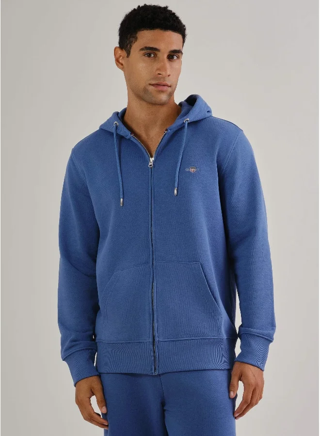 غانت Gant Regular Fit Shield Full Zip Hoodie