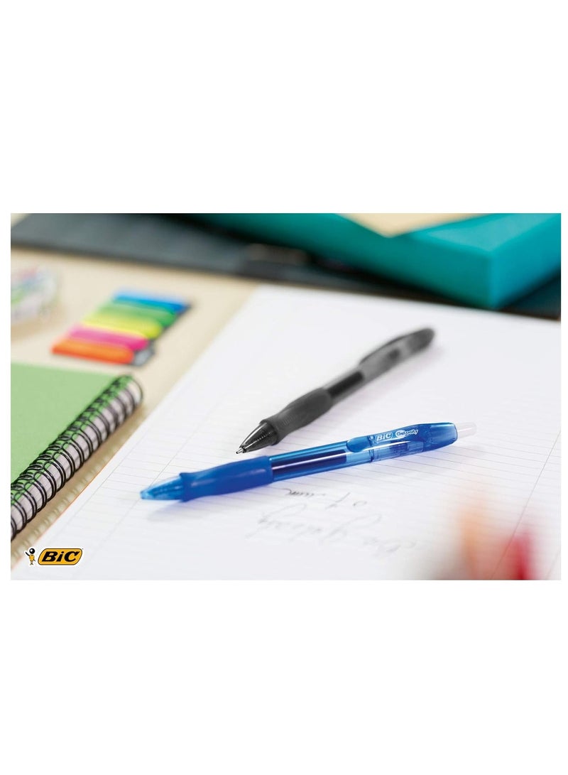 Bic 12-Piece Gelocity Gel Ink Pen 0.7mm Tip Red Ink - Image 4