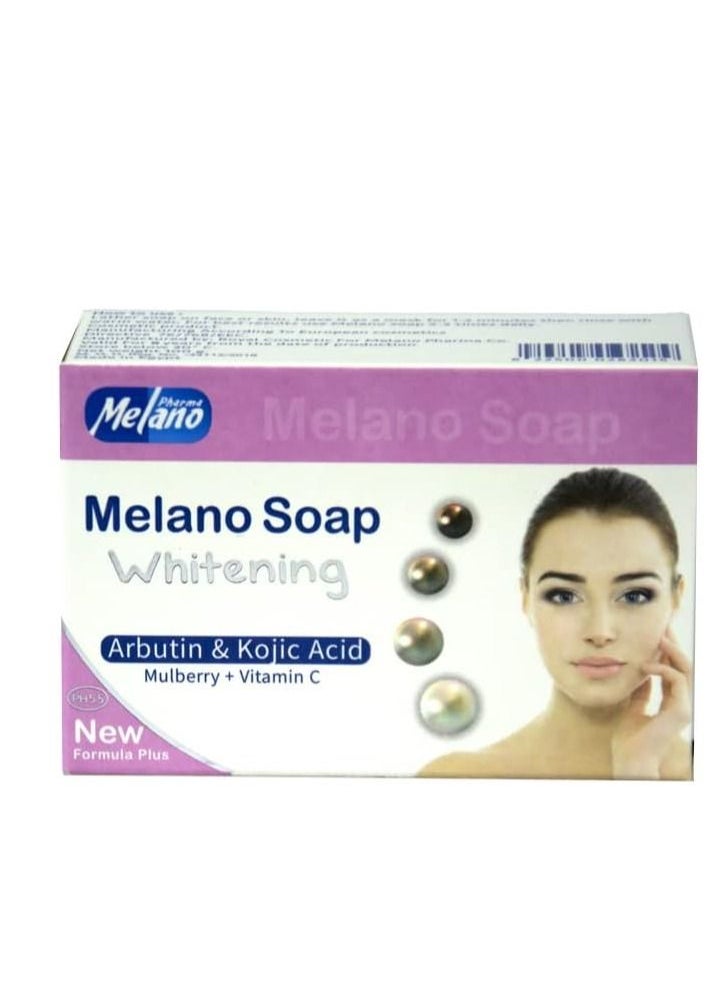 Melano Pharma Milano Soap Whitening Arbutin and Kojic Acid Mulberry Vitamin C  100g  - Image 3