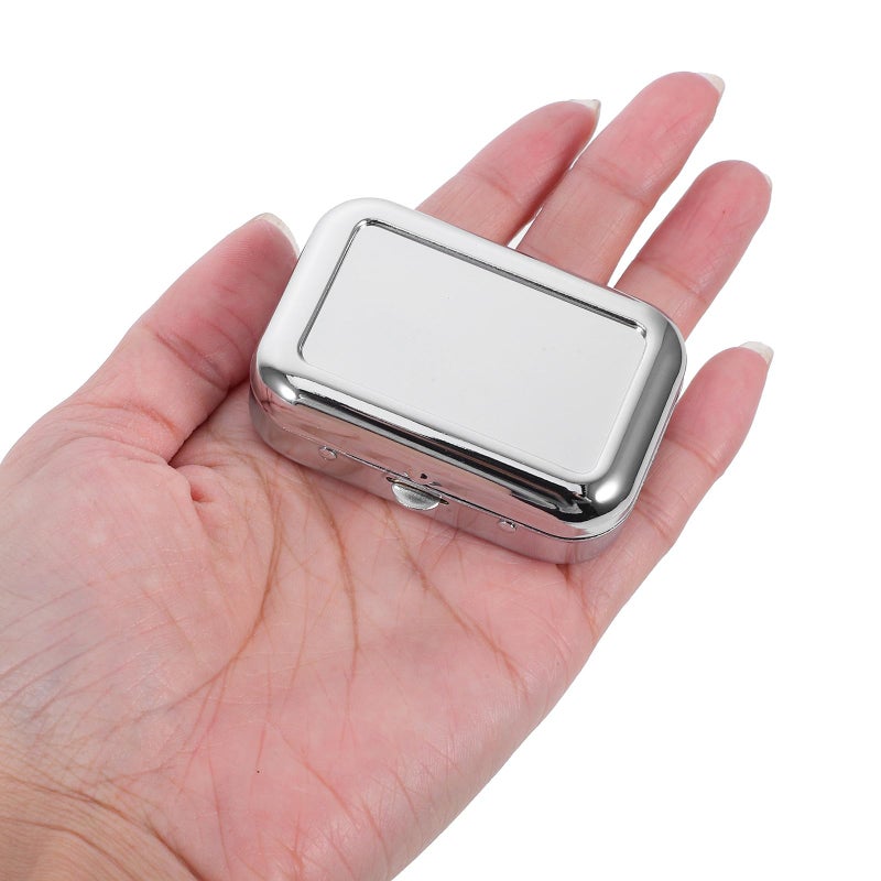Mini Stainless Steel Pocket Ashtray with Lid Portable Windproof for Outdoor Travel Car Home - Image 5