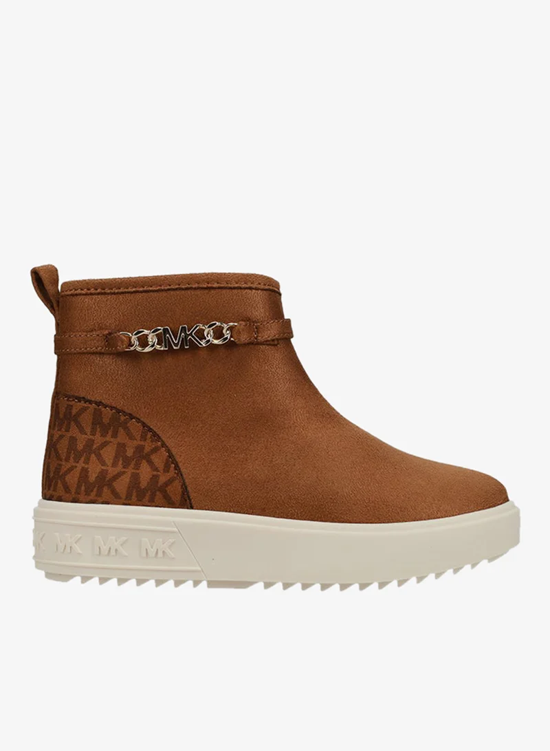 مايكل كورس EMMET CHAIN Monogram Ankle Boots