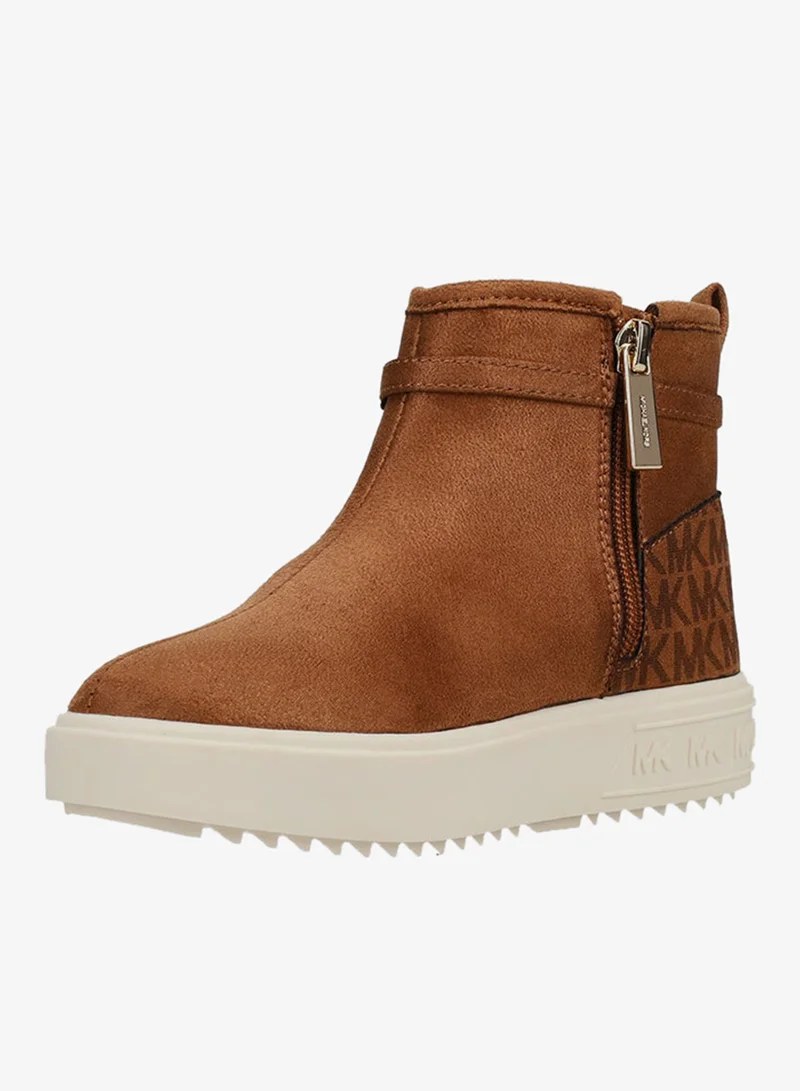 مايكل كورس EMMET CHAIN Monogram Ankle Boots