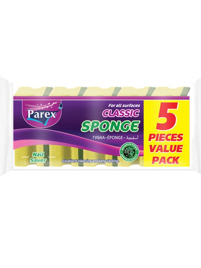 Parex 5-Piece Classic Sponge Nail Saver Value Pack - Image 3