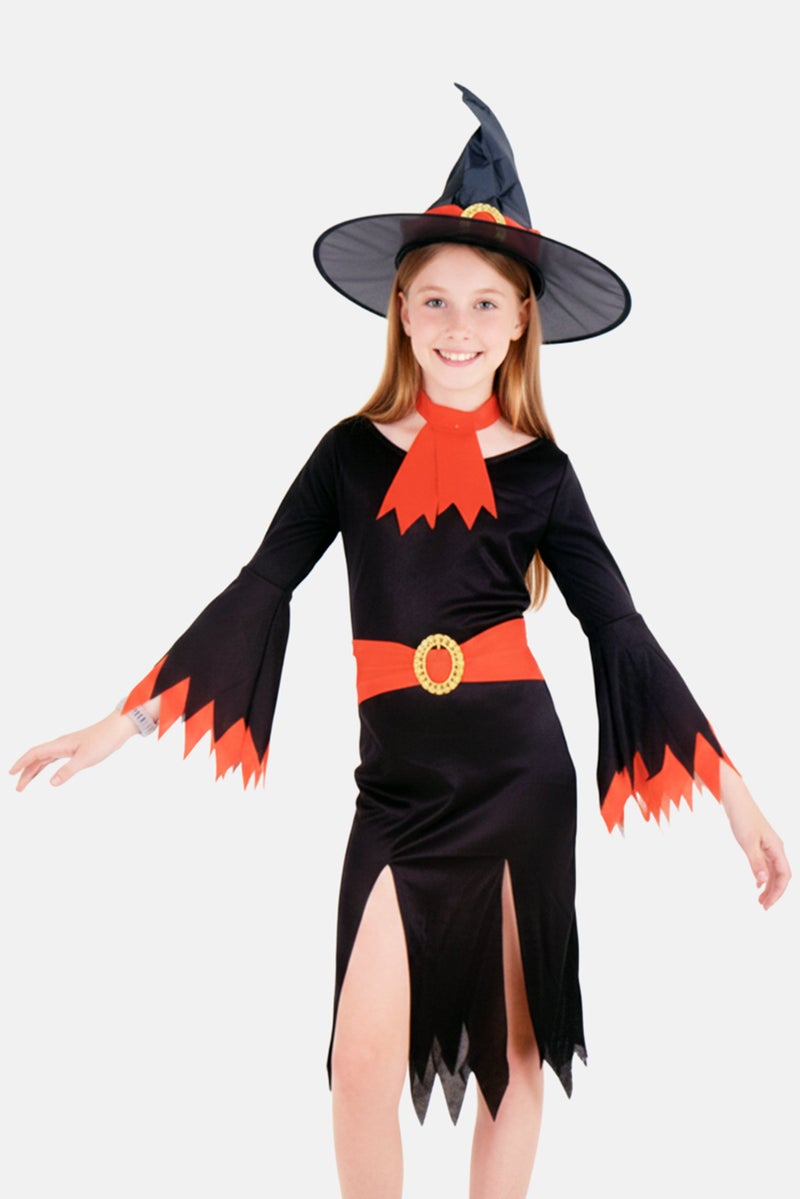 Chamdol Witch Girl Halloween Costume, Black - Image 2