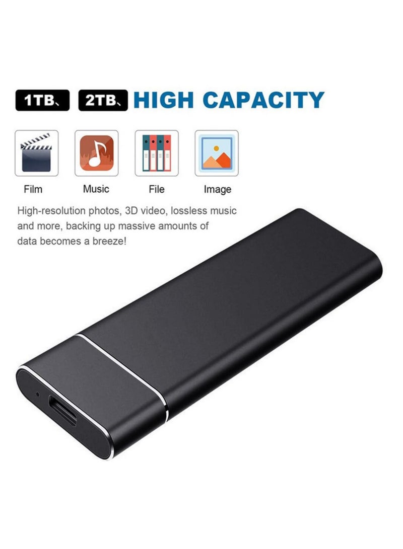 High Speed 10TB SSD Solid State Mobile Hard Drive Type C 3.1 Shell Mobile Hard Drive Box Enclosure - Image 2