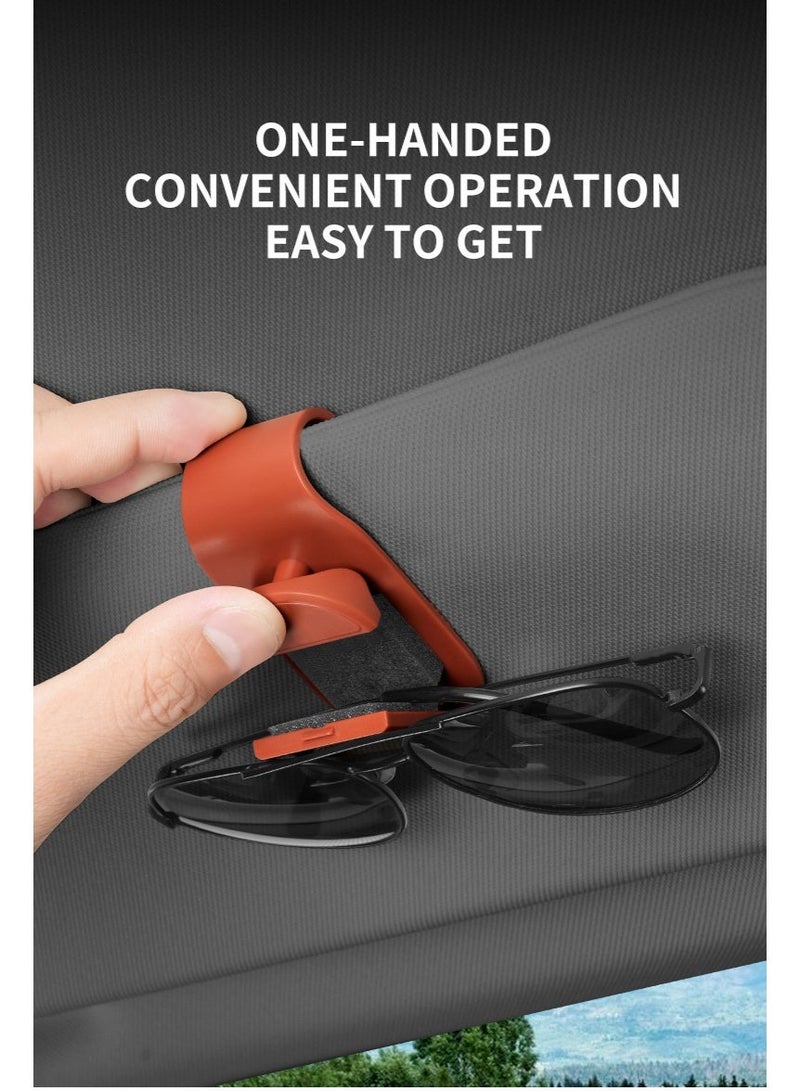 3pcs Car Eyeglass Storage Clip Sun Visor Sunglasses Holder Ticket Card Eyeglasses Clip for Car Interior Accessories - Image 4