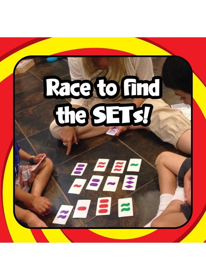 SET Enterprises SET - The Family Card Game of Visual Perception - Race to Find The Matches, For Ages 8+,81 Cards, Rules included - Image 1