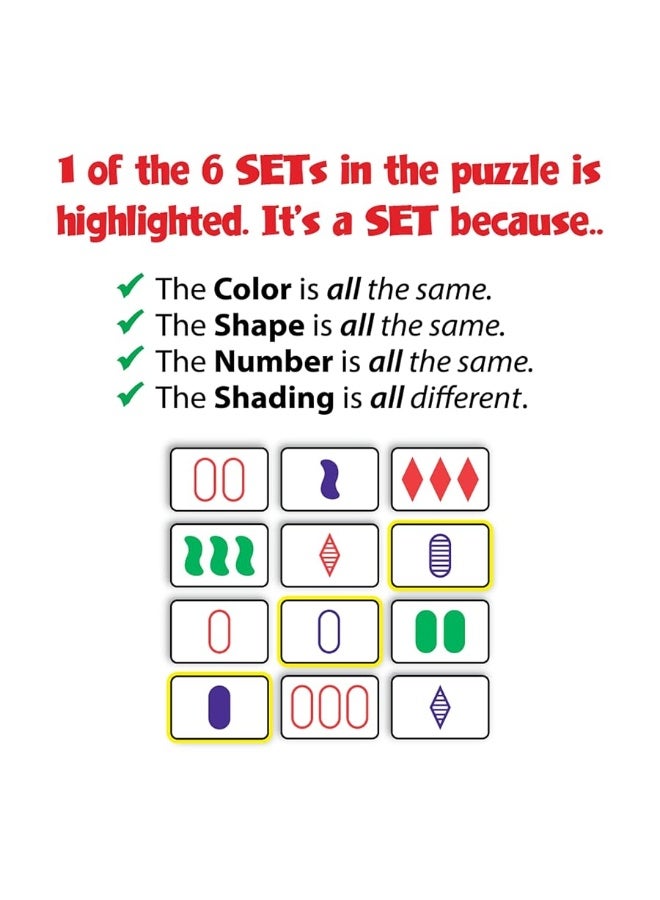SET Enterprises SET - The Family Card Game of Visual Perception - Race to Find The Matches, For Ages 8+,81 Cards, Rules included - Image 2