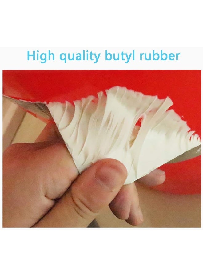 zzjj Flashing Tape, Self Adhesive Butyl Tape Metal Aluminum Foil Tape, Waterproof Patch And Seal Tape, Used For Repairing Roof Leak Or Steel Tiles Cracks, 5 M Length - Image 4