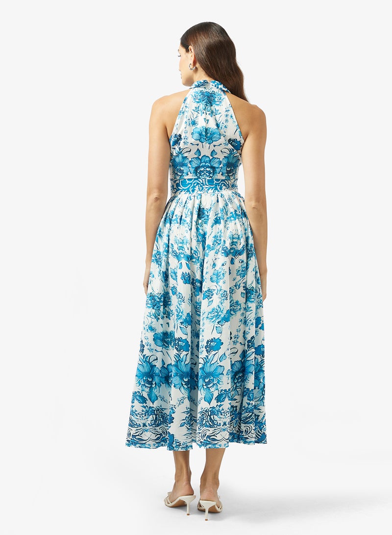 ELLA Monochrome Print Dress - Image 2
