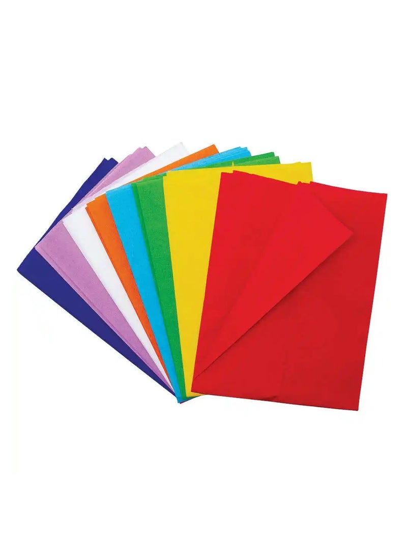 Terabyte ورق كريب A4 20 ورقة بألوان متنوعة - Image 1