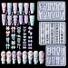 Sibba 3Pcs Silicone Nail Molds 3D Bow Charms Nail Mold Carving Template Stencil for Women Nails Art Fingertip Decoration Transparent Resin Craft Accessories - Image 2