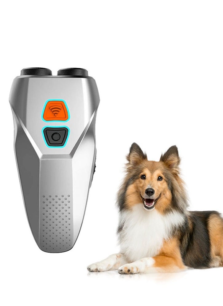 Furtey - Dog Barking Control Devices Dual Sensor Anti Barking Device with Training/Deterrent Modes Dog Whistle to Stop Barking Ultrasonic Dog Barking Deterrent with LED Flashlight 25 FT Range Rechargeable - Image 1
