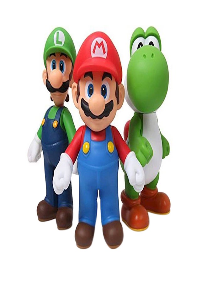 3-Piece Super Mario Action Figure Set 13cm - Image 1