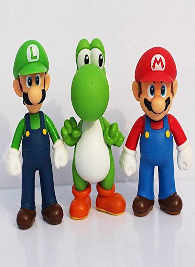 3-Piece Super Mario Action Figure Set 13cm - Image 2