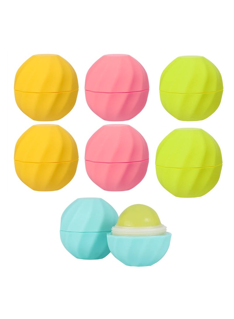 KASTWAVE 0.24oz/7g Empty Lip Balm Sphere Containers, Set of 8 Screw Cap Lipstick Tubes/Chapstick Tubes/Chapstick Holder/Refillable Lipstick Balm Tubes for Lip Gloss - Image 1