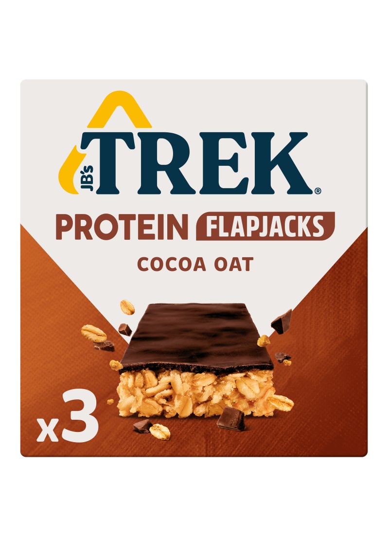 TREK Cocoa Protein Flapjacks Multipack 3 x 50g  - Image 1