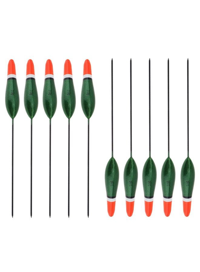 OriGlam 10pcs Fishing Bobbers Fishing Floats Fishing Floaters, Fishing Float Set Fishing Tackle Floats Fishing Pole Floats,Fishing Bobbers Fishing Accessories for Fishing Accessories - Image 1