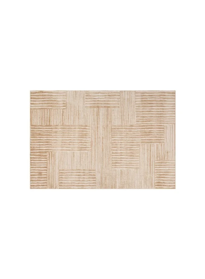 atmosphera Reliefe Jana Elegant Design Decorative Rug Ivory 160 x 235 cm 188574A