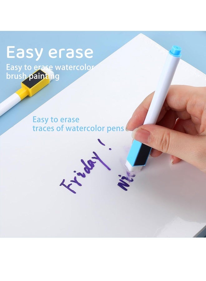 مجموعة من 8 أقلام تحديد مغناطيسية قابلة للمسح الجاف مع ممحاة - ألوان متنوعة، أقلام تحديد للسبورة البيضاء برأس دقيق للمعلمين والمكتب واللوازم المدرسية (تتضمن ممحاة مغناطيسية واحدة) - Image 4