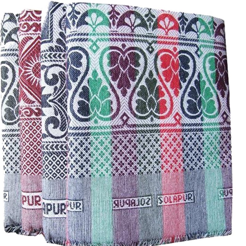 Textilekart Cotton 150 TC Solupuri Bedsheet (Multicolour) Standard, Reversible Pack of 1| TC - 150,Paisley - Image 5