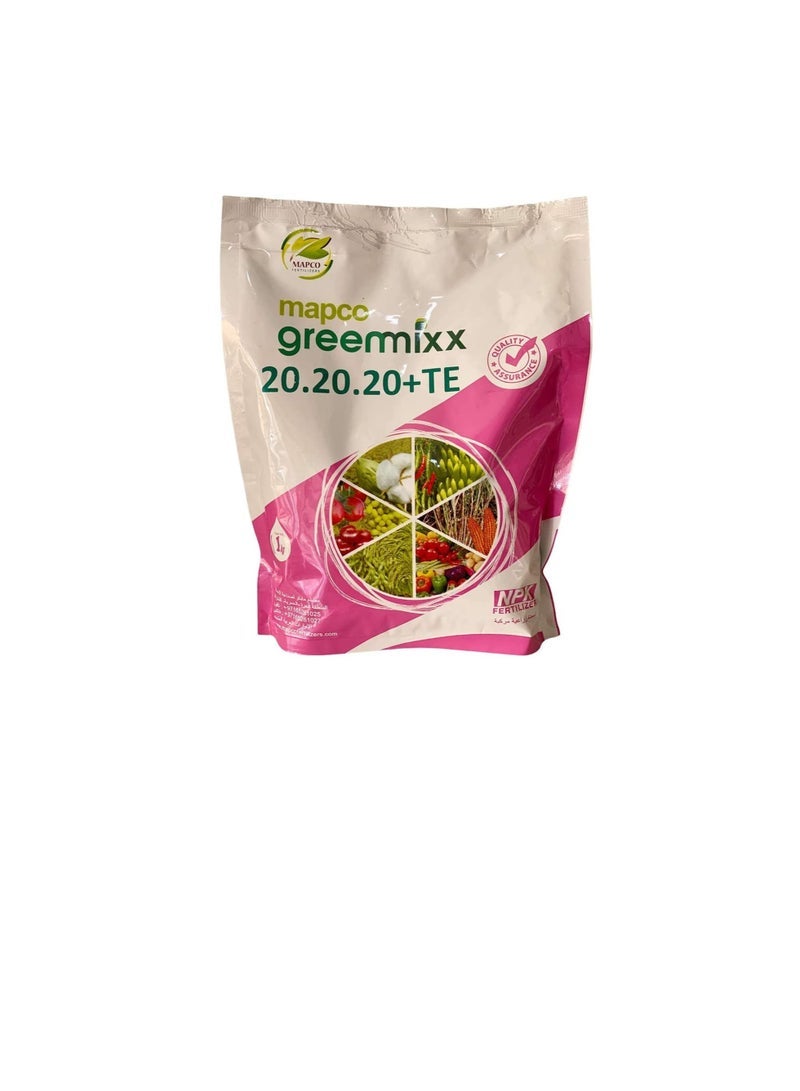 Mapco All Purpose Planting And Growing Food 20-20-20 npk fertilizer per KG | Made in UAE - Image 1