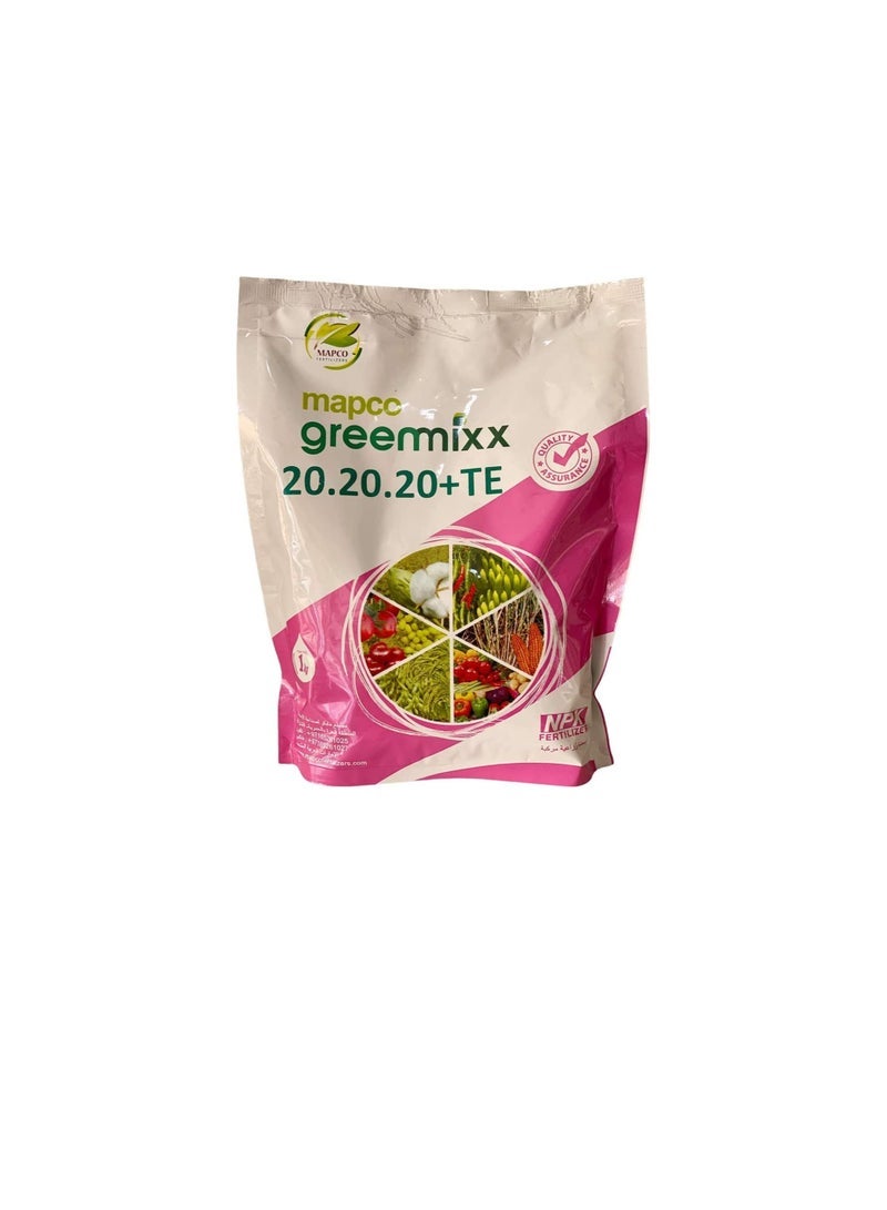 Mapco All Purpose Planting And Growing Food 20-20-20 npk fertilizer per KG | Made in UAE - Image 2