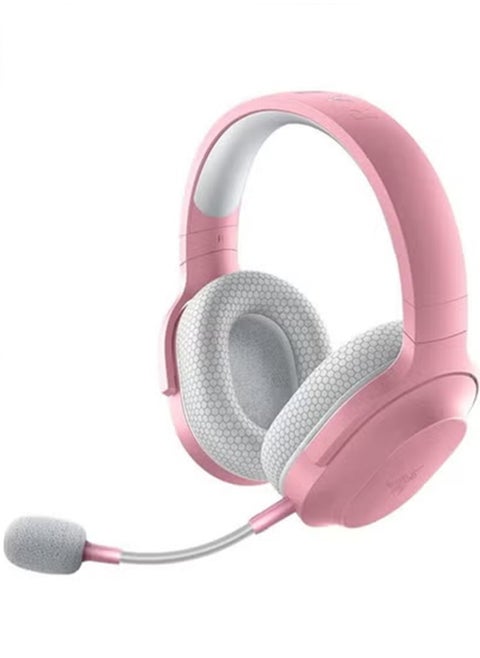 Razer Barracuda X Wireless Gaming & Mobile Headset (PC, Playstation, Switch, Android, iOS): 2022 Model - 2.4GHz Wireless + Bluetooth - Lightweight 250g - 40mm Drivers - 50 Hr Battery - Quartz Pink