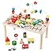 Busy edition Activity Table for 1 Year Old Montessori Wooden Toys for Toddlers 13 8 in 1 Baby Activity Table Educational Sensory Bead Maze Toys for Babies Learning Shape Sorter Birthday Gifts Girls Boys - Image 3