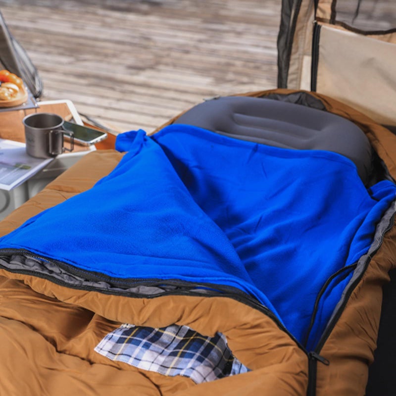 Storage Bag Sleep Sack Cover Warmth Blanket Navy Blue For Camping Backpacking Emergency Preparedness - Image 4