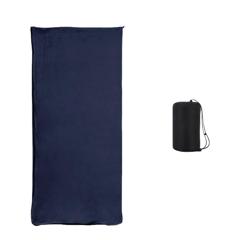 Storage Bag Sleep Sack Cover Warmth Blanket Navy Blue For Camping Backpacking Emergency Preparedness - Image 2