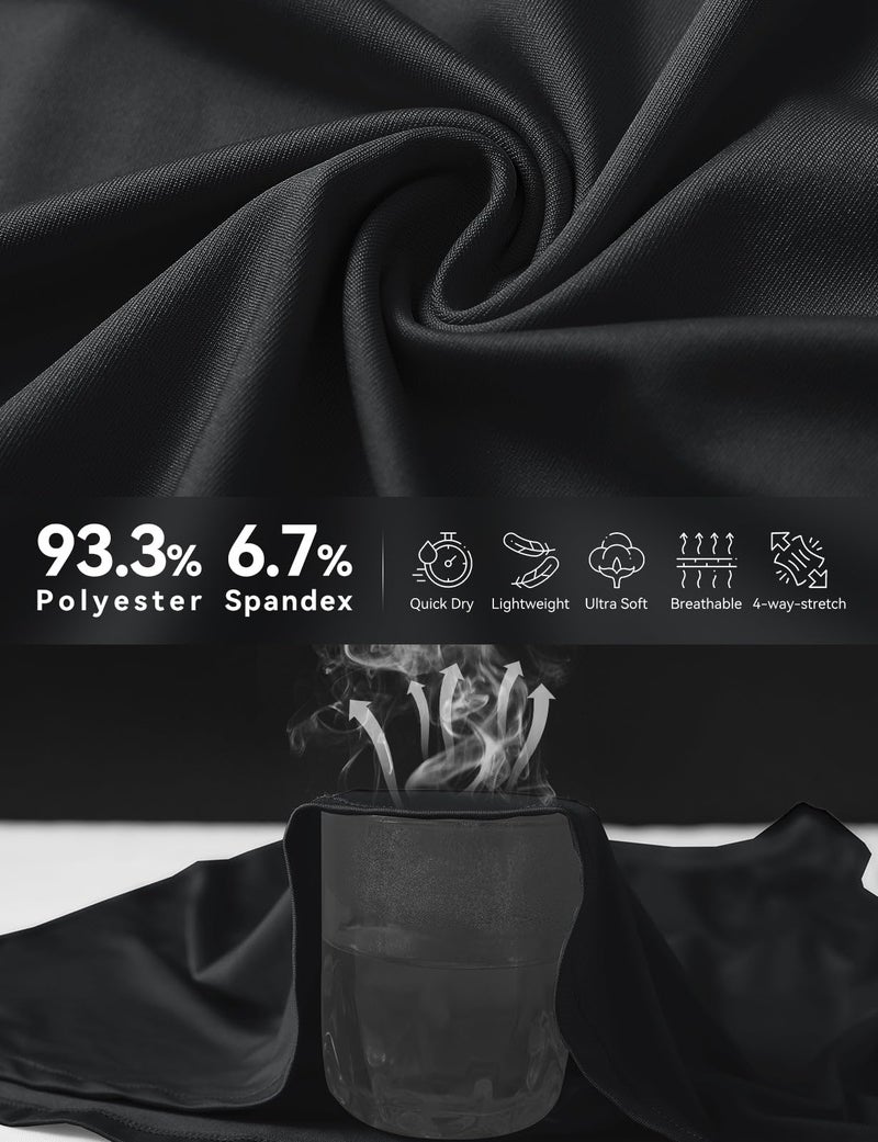 baleaf Women's Workout Tank Top Racerback Tops Sleeveless Running Shirts Loose Fit Yoga Athletic Gym Sports Black L - Image 4