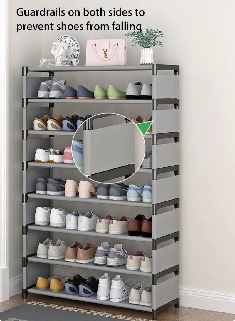 Multi-Function 8-Layer Practical Shoe Rack Reinforced Multi-Layer Assembly Storage Shoe Rack Large Capacity - Image 4