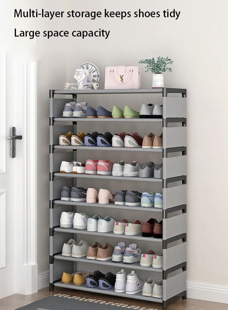 Multi-Function 8-Layer Practical Shoe Rack Reinforced Multi-Layer Assembly Storage Shoe Rack Large Capacity - Image 3