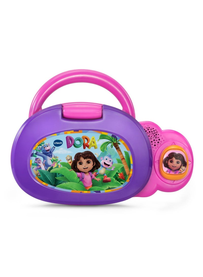 VTech Dora More to Explore Learning Laptop – Interactive Bilingual Educational Toy, English & Spanish, QWERTY Keyboard, Games for Kids 3–6 Years - Image 2