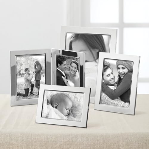 Reed & Barton Classic Channel 5 x 7 Inch Silverplated Picture Frame, Metallic - Image 3