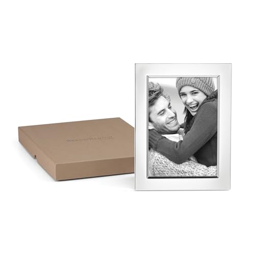 Reed & Barton Classic Channel 5 x 7 Inch Silverplated Picture Frame, Metallic - Image 5