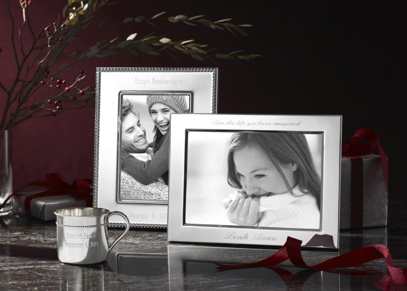 Reed & Barton Classic Channel 5 x 7 Inch Silverplated Picture Frame, Metallic - Image 4
