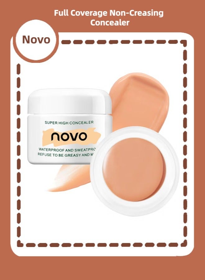 نوفو سوبر عالي الإخفاء، كامل التغطية غير التشحيم الإضاءة تحت إخفاء العين، خفيف الوزن طويل الأمد الترطيب أخف للمرأة، إنشاء طبيعي، نظيف 3D المظهر 12 ج - Image 1