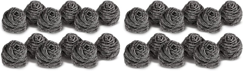 Scotch Brite Scotch-Brite Stainless Steel Metal Spiral Scrub Sponge, 12 pieces/pack Ideal for Cast Iron Pans Powerful Scrubbing Hard cleaning Kitchen sponge Scrub Kitchen, Garage, Outdoor| Value pack - Image 1