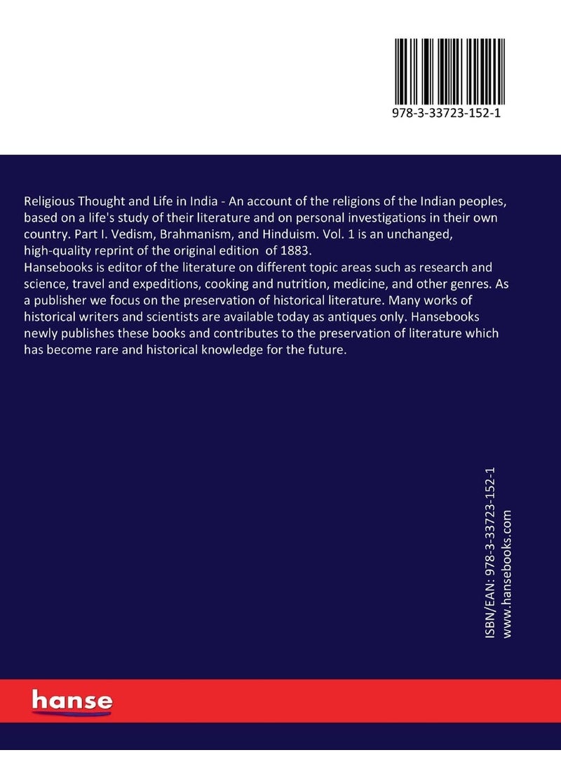 Religious Thought and Life in India:An account of the religions of the Indian peoples, based on a life's study of their literature and on personal inv  - Image 2