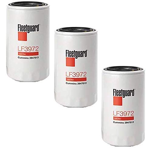 LF3972 Fleetguard Lube SpinOn Pack of 3 Replaces Baldwin BT7349 Donaldson P558615 Chrysler 5083285AA