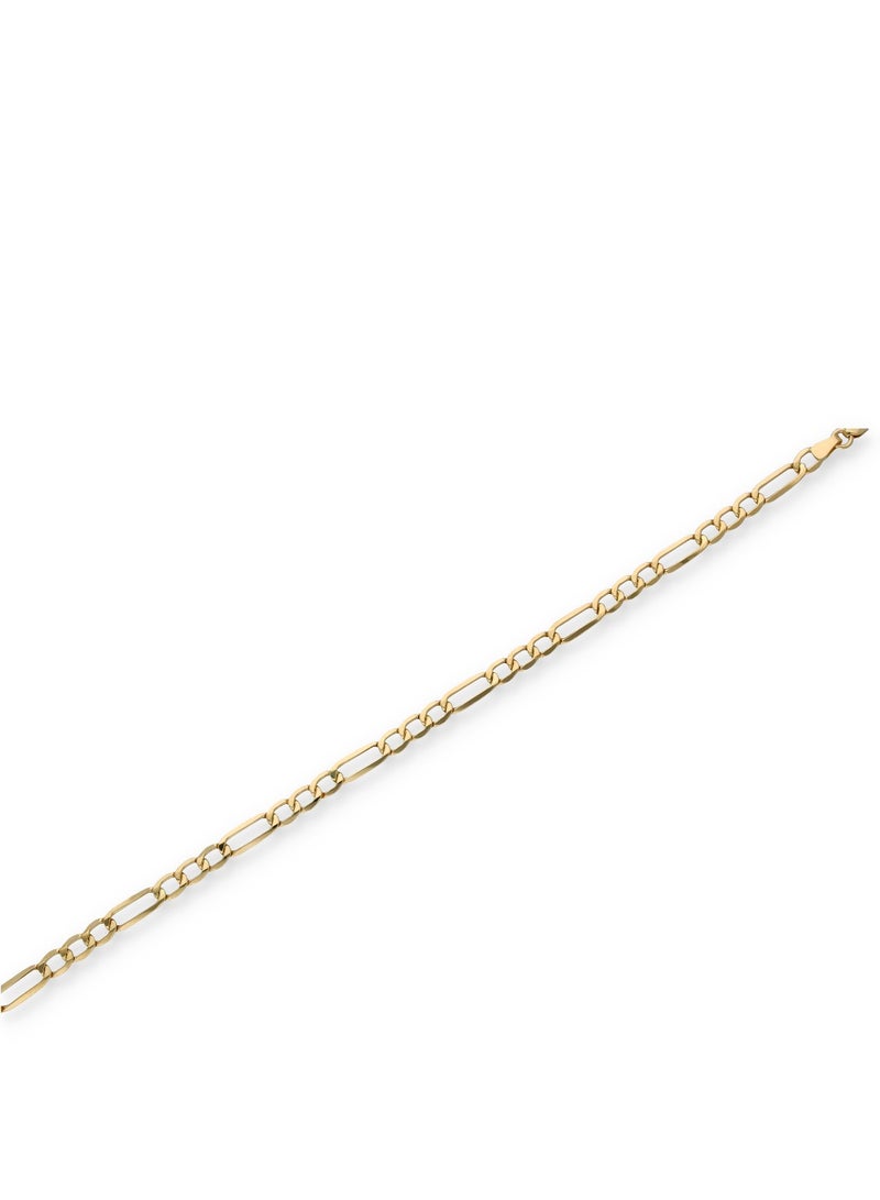 FK Jewellers Gold Figaro Bracelet 18KT - Image 2