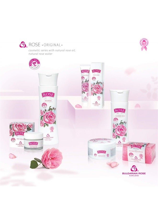 Rose 5 Piece Gift Set with Bulgarian Natural Rose Soap, Rose Body Wash, Rose Hand Cream, Rose Day Face Cream, Rose Micellar Water  - Image 2
