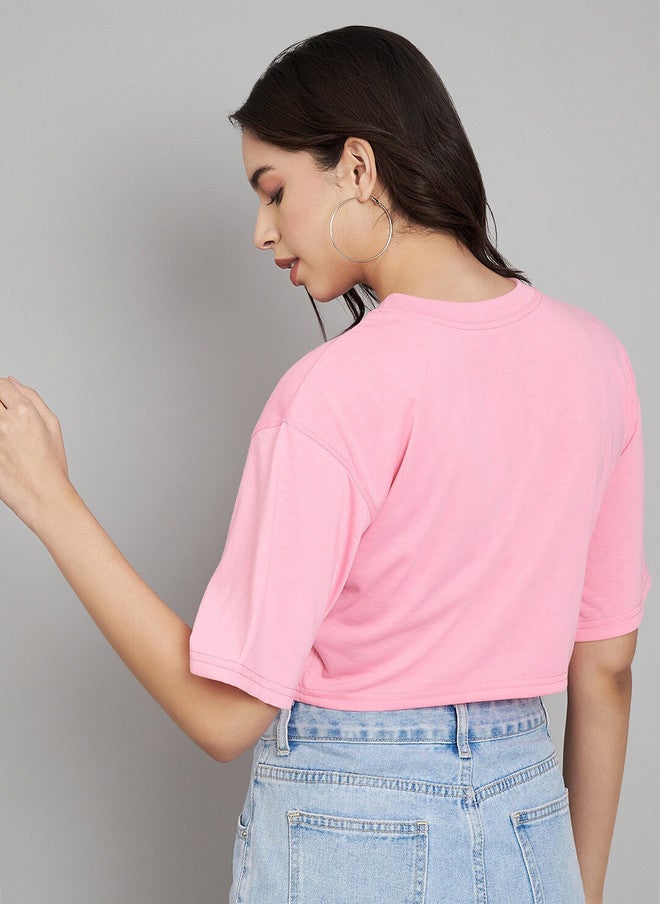 Trend Level Extended Sleeves Cotton Crop Top - Image 4