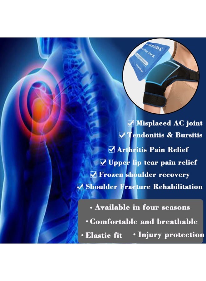 VISKONDA Shoulder Brace - Support and Compression Sleeve,Rotator Cuff Shoulder Brace for Men&Women,for AC Joint Pain Relief,Arm Stability,Injuries&Tears,Bursitis,Swelling,Tendonitis(Small) - Image 3