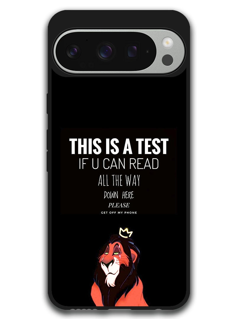 Theodor Protective Case Anti Scratch Shock Proof Bumper Cover For Google Pixel 9 Pro XL This is a Test - Image 1