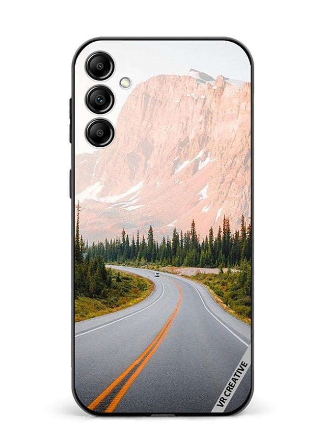VR CREATIVE Protective Case Cover For Samsung Galaxy A34 Adventure Road Design Multicolour - Image 1